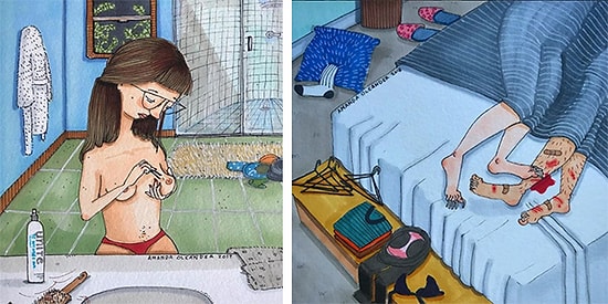 Kadın Gözünden Kadın Hayatı! Çektiğimiz Çileler Bu İllüstrasyonlardan Daha Güzel Anlatılamazdı!