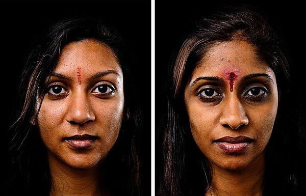 14. 'Genç Hintli erkeklerin %57'si ve Hintli kadınların %53'ü eşini döven bir erkeğin savunulduğuna inanıyor.'