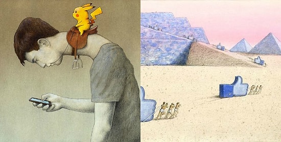 Вы не сможете оторваться от этих сатирических иллюстраций Павла Кучинского, рассказывающих о проблемах современного общества