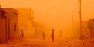Hollywood Filmi Gibi Görüntü: Sudan'da Bir Şehri Yutan Kum Fırtınasının Korkunç Görüntüsü