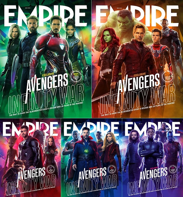 Empire'ın kapaklarında da yer aldılar: