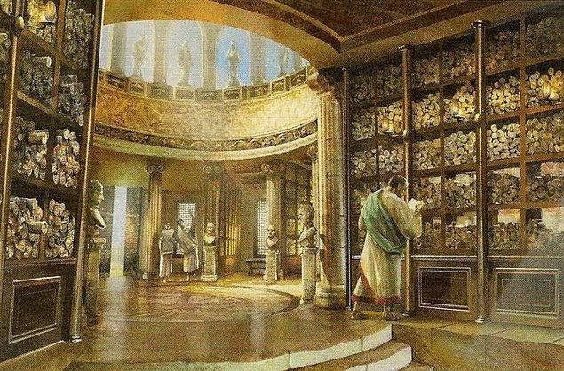 8. Astronomi çalışmalarının da merkezi olan İskenderiye Kütüphanesi’nde Eratosthenes, Batlamyus, Hipparkos gibi pek çok gözlemci eğitim verdi.