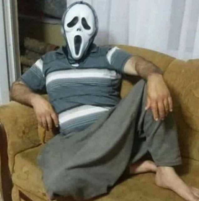 9. Aşırı rahat bir Scream...