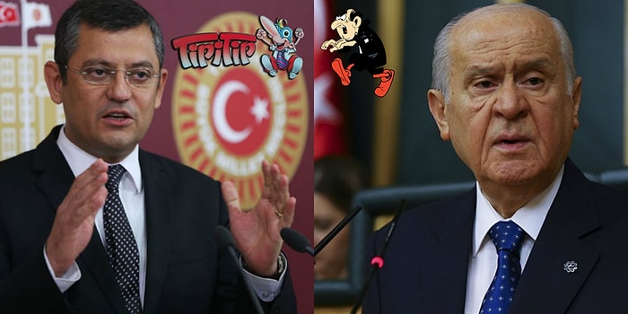 Şirinler'i de Görecek miyiz? Devlet Bahçeli ve CHP'li Özgür Özel Arasında Tipitip - Gargamel Atışması