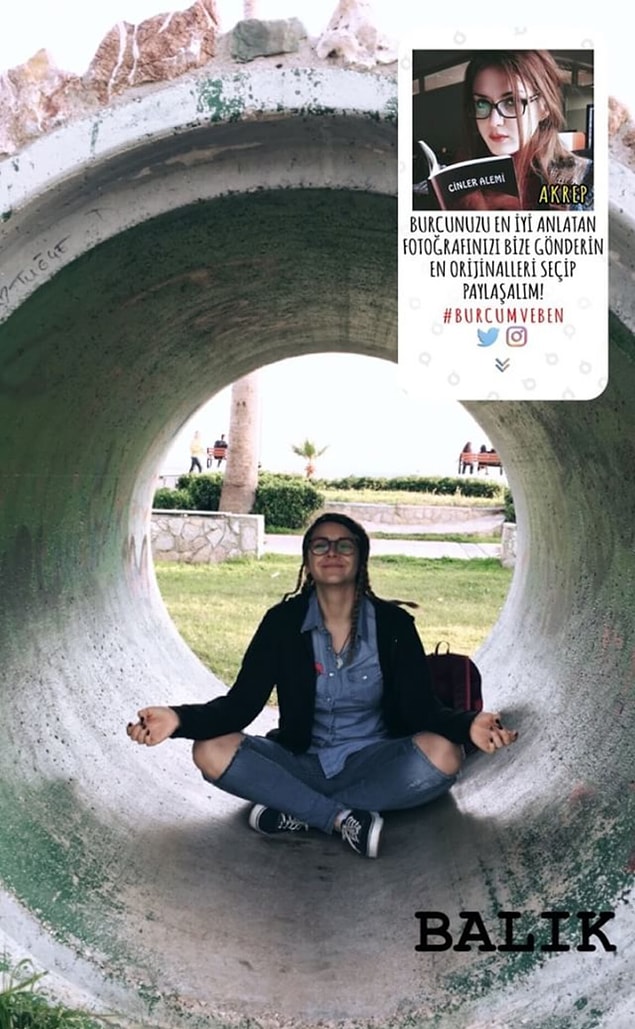 9. Ve rahatlamaya ihtiyaç duyan Balık 🙏