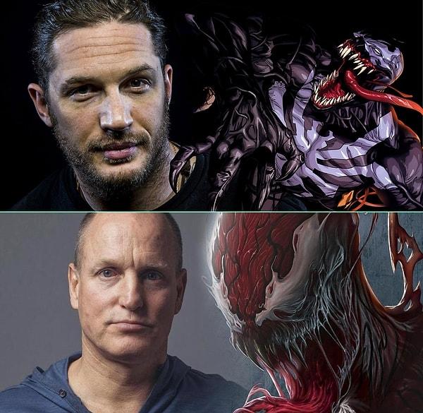 4. Tom Hardy'nin Venom'u canlandırdığı filmin kötüsünün  Carnage olacağı neredeyse kesinleşmişti. Onu kimin canlandıracağına dair bir dedikodu var: Woody Harrelson