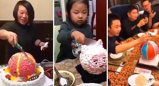 Новый тренд в Японии: торт на день рождения... с сюрпризом 😲