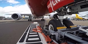 İzlemesi Aşırı Keyifli Şeylerde Bugün: Yolcu Uçağının Pushback Aracı ile Kontrolü