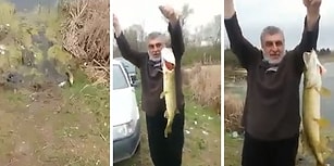 Kamera Sevdası Yüzünden Tuttuğu Turna Balığını Elinden Kaçıran Dayı