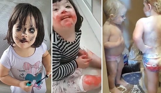 Dünyanın En Güzel Karışıklıklarını Yapan Ufaklıkların Aşırı Sevimli Halleri