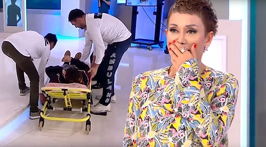 Canlı Yayında Doğum Sancısı Tutunca Gülen Kadın