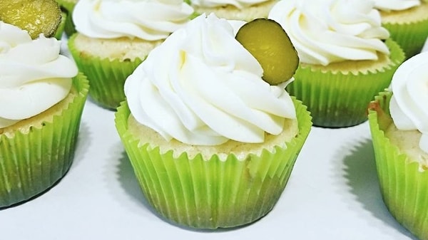 6. Десерты или сладости со вкусом солёных огурчиков ⛔️