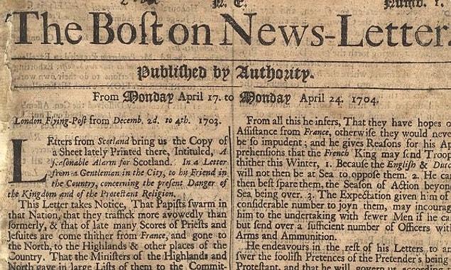 13. Amerika'da ilk ödeme yapılan reklam 1704 yılında Boston Newsletter'da yer aldı. Bir konut satışının reklamı yapıldı.