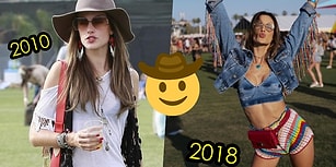 Hem Cool Hem Şık Olmak Zor: Dünden Bugüne Ünlülerin Coachella Stillerini Karşılaştırıyoruz!