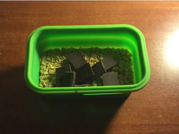 Овсянка с темным шоколадом