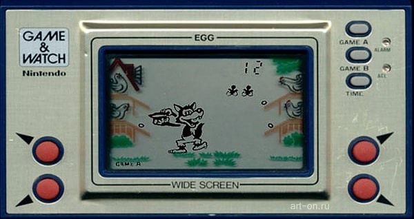 9. Nintento Game&Watch 1981 года и "Электроника 1984