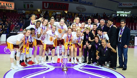 Türkiye'ye Bir Kupa Daha! Galatasaray Kadın Basketbol Takımı Avrupa Şampiyonu Oldu