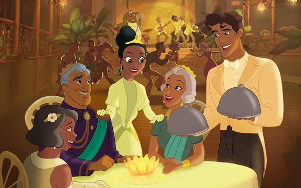 10. Как называется ресторан Тианы в конце мультфильма "Принцесса и лягушка"?