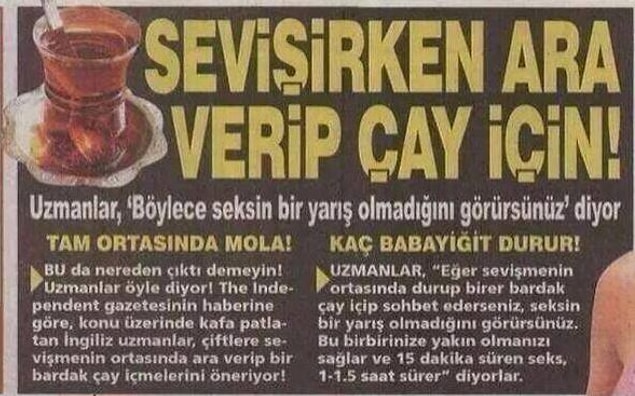 9. Harareti alıyormuş...
