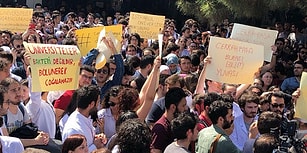 Cerrahpaşa Tıp'ta Protesto ve Bir Pankart: 'Üniversiteler Bakteri Değildir, Bölünerek Çoğalmaz'