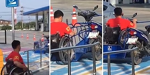 Motosikleti Tekerlekli Sandalyesi İçin Modifiye Eden Adamın Muhteşem Tasarımı
