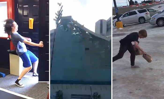 Şiddetli Rüzgarların Günlük Hayata Etkisiyle Ortaya Çıkan İnanılmaz Görüntüler