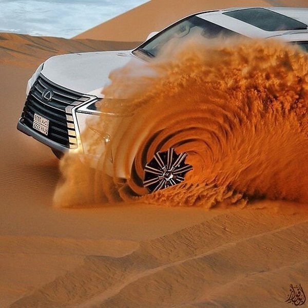 22. Всего лишь центробежная сила колеса и песок