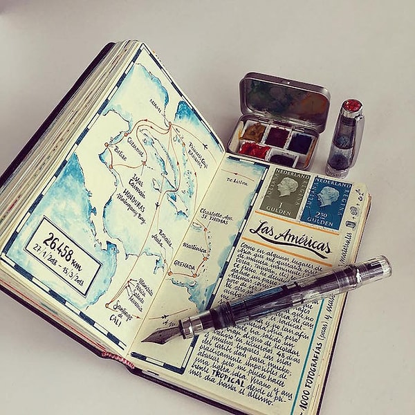 5. Внезапно он решил, что это идеальный вариант для занесения мыслей и информации.