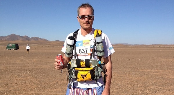 3. До ультрамарафона по Сахаре Дмитрий принял участие в нескольких подобных мероприятиях в России и Украине, но жара и проблемы с пищей стали серьезным испытанием для спортсмена.
