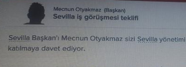 4. Mecnun Otyakmaz renklere gönül vermiş bir başkan. Sivasspor'dan sonra bir başka kırmızı beyazlı takım olan Sevilla'ya başkan olmuş.
