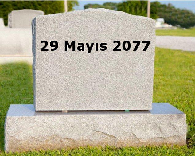 29 Mayıs 2077!