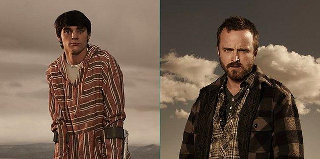 17. Breaking Bad'de yolları kesişmeyen sadece iki karakter vardır: Walter Jr. ve Jesse Pinkman.