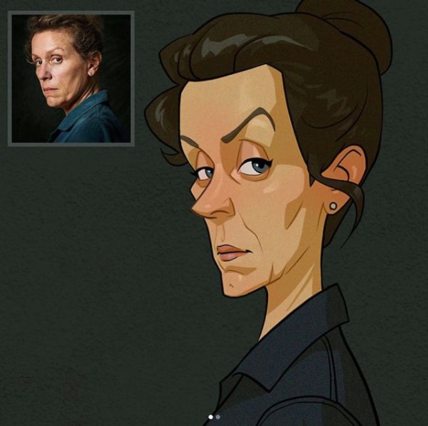 16. Милдред Хейс, "Три билборда на границе Эббинга, Миссури"