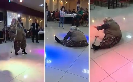 Topal Havasının Hakkını Veren Bastonlu Nine