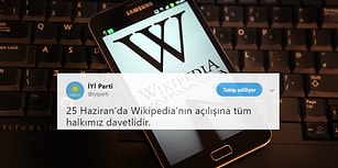 Bilgiye Erişim Seçim Vaadinde: İYİ Parti 25 Haziran'da Wikipedia Engelini Kaldıracağını Açıkladı