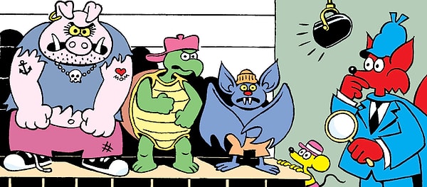 8. Прошлой ночью произошла кража. Украли фонарик, радио и зубную щетку. Кто вор? Лис уже знает ответ. А вы?