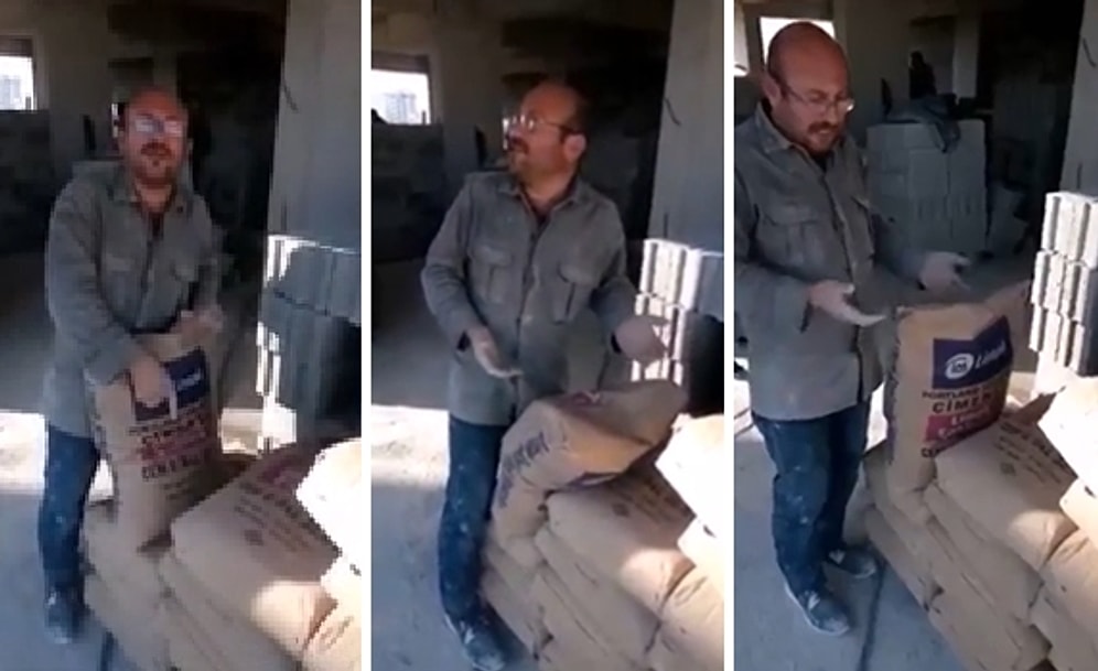 İnşaat İşçisi İsyan Etti: '1 Torba Çimento Neden 50 Kilo, 25 Kilo Olsun!'