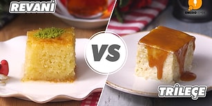 Sütlü Tatlı ve Şerbetli Tatlının Ağızları Sulandıran Kapışması: Revani vs Trileçe