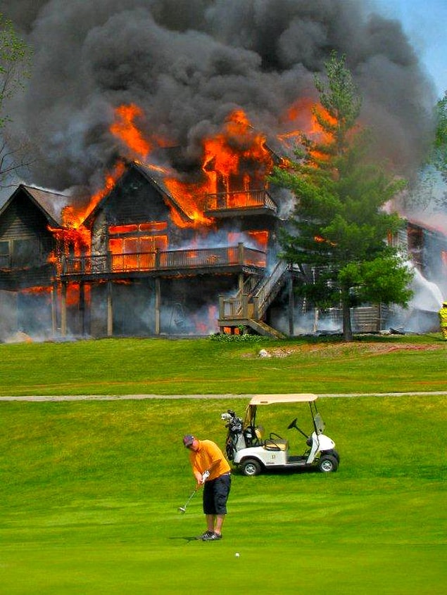 4. Golf oynamak için çok güzel bir gün!