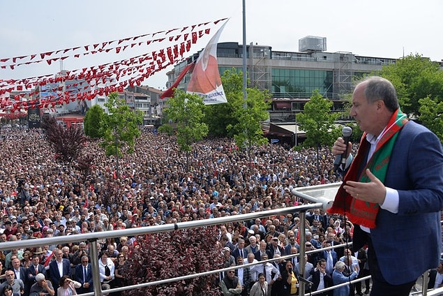 İnce, ilk mitingini memleketi Yalova'da gerçekleştirdi.