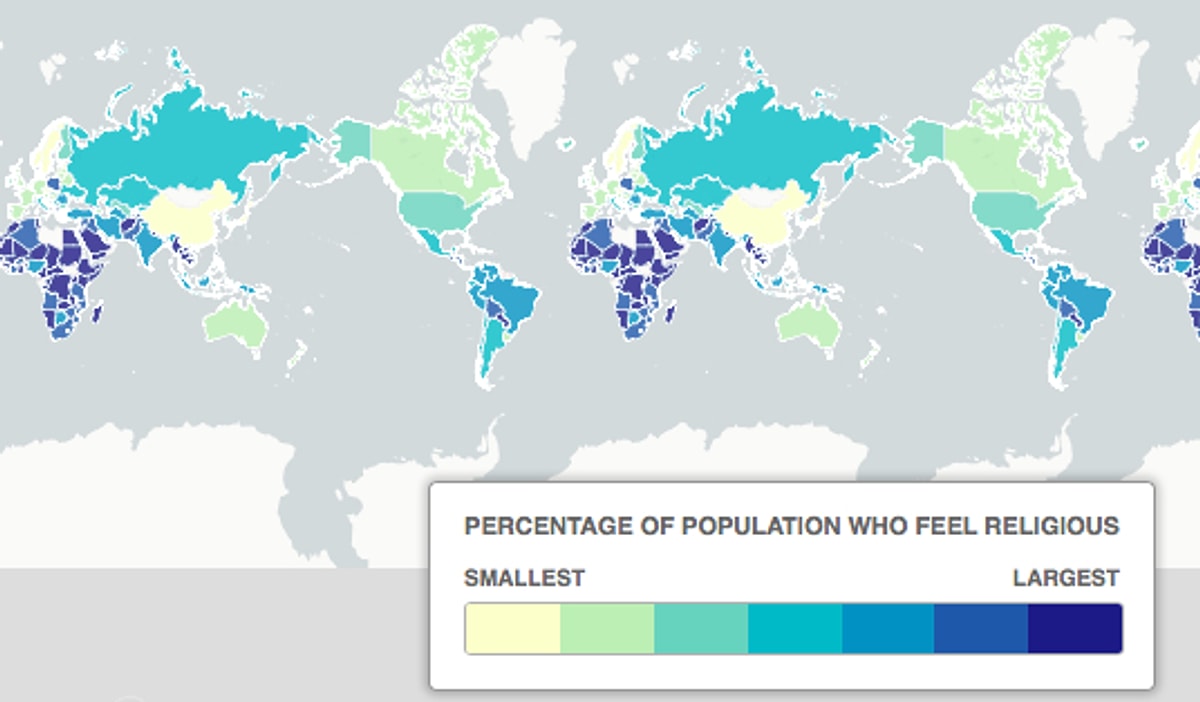Религиозные страны. Процент верующих в мире карта. Самые религиозные страны. Самая религиозная Страна в мире. Уровень религиозности карта.