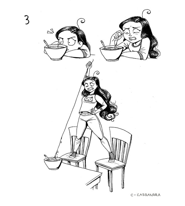 А вот и завтрак и сопутствующий ему сюрприз