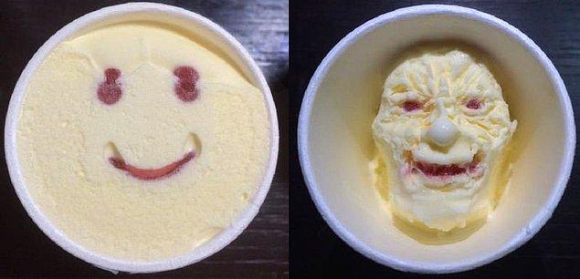 7. Bazen dondurma yemek bile sanattır.