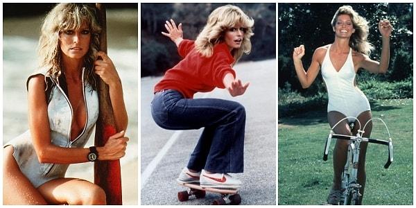 7. 1970'li yıllarda Farrah Fawcett'la şekillen tip: Atletik, bronz ve doğal görünüm