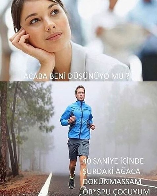 10. Kaldırımın boyalı yerine sağ ayağımla basacağıma yemin ederim. :)