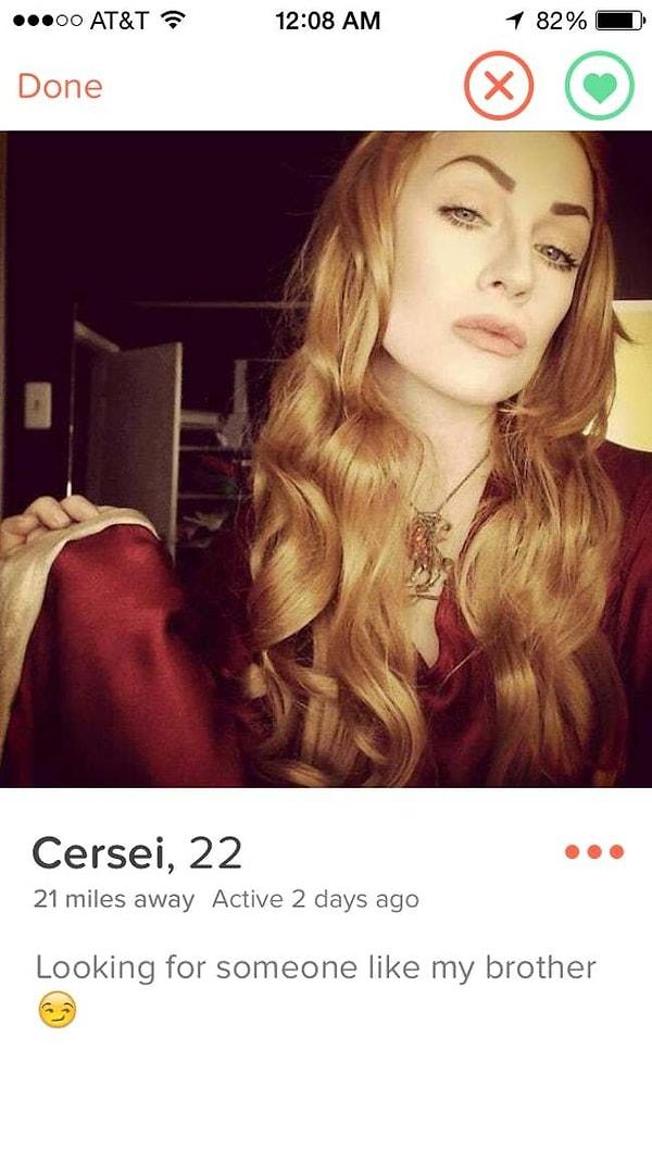 19. Game of Thrones’tan Cersei’nin Tinder’ı olsaydı…