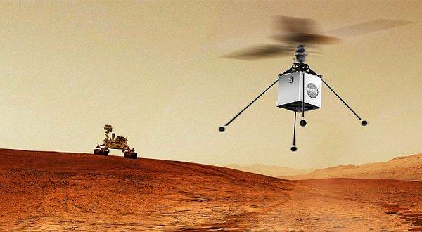 Mars ve uzay çalışmaları için büyük bir adım olan helikopter fikri heyecan verici!