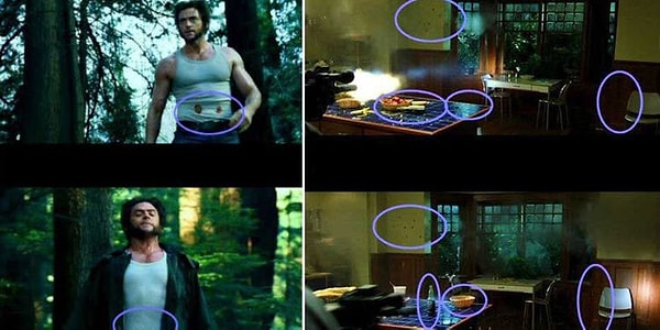 11. А вот и ошибки из фильма "Люди Икс". Как можно было их не заметить во время создания картины?