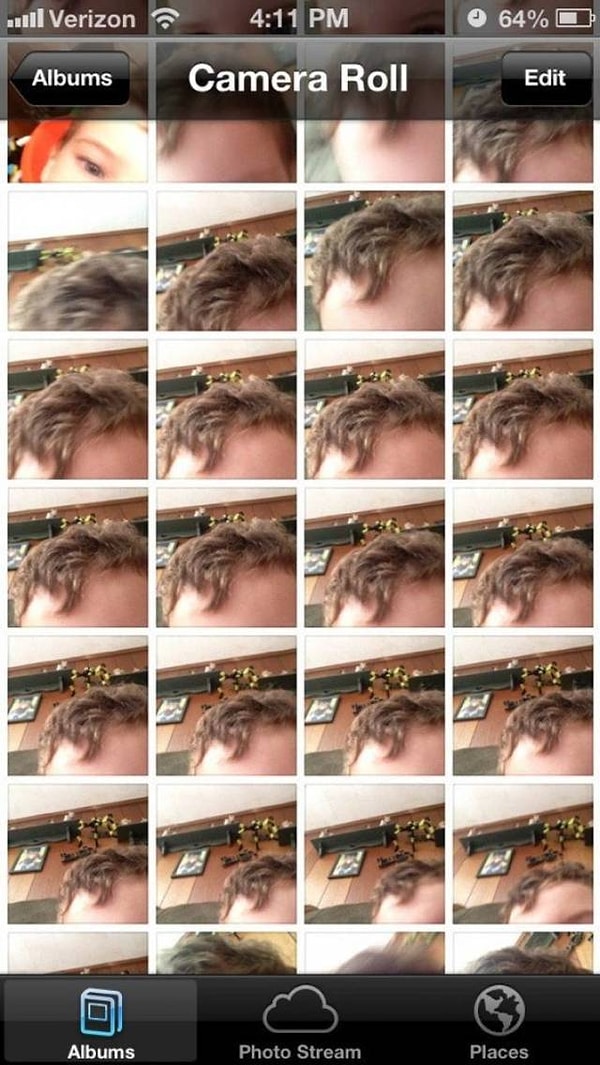 8. Детки, как и взрослые, обожают делать селфи