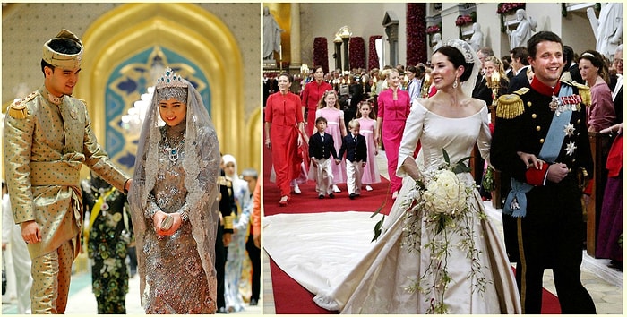 Королевская свадьба: Как выглядели наследники престола разных стран в день бракосочетания
